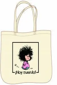 Bandolera Negra Mafalda - Estoy Exhausta