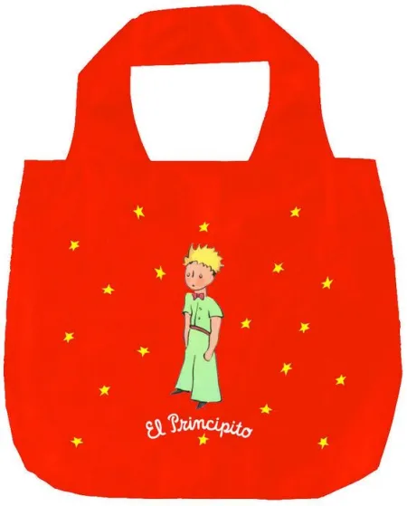 Bolsa Plegable el Principito Naranja