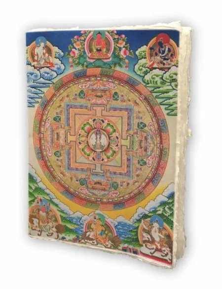 Nepal Cuaderno Mandala (Blanco)