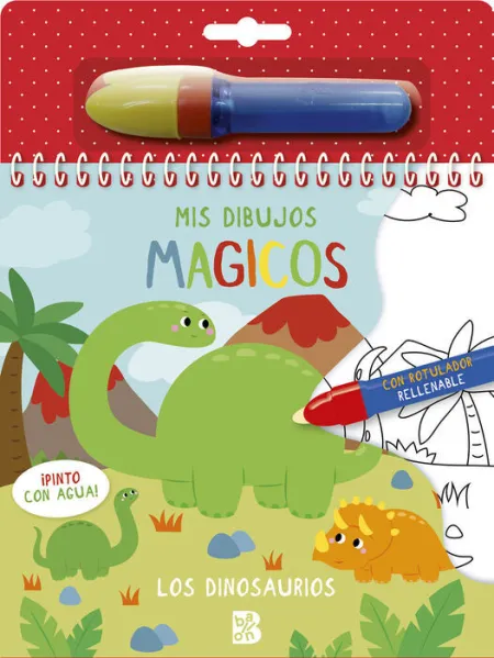 Pinto con Agua - los Dinosaurios