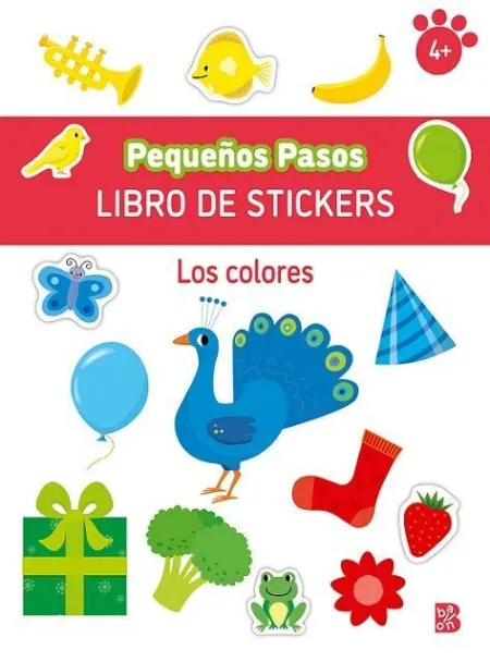 Los Colores. Pequeños Pasos Libro de Stickers