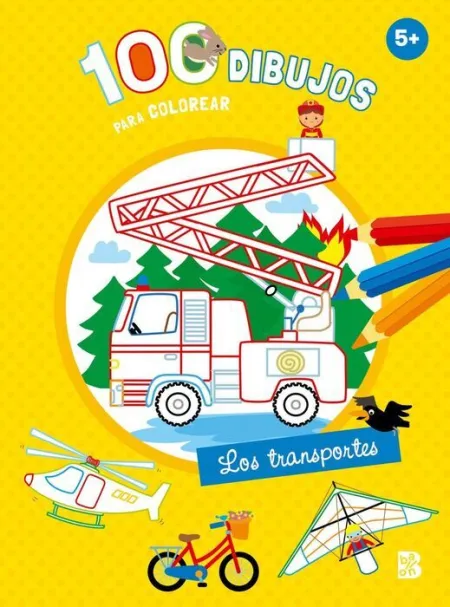 100 Dibujos para Colorear - los Transportes