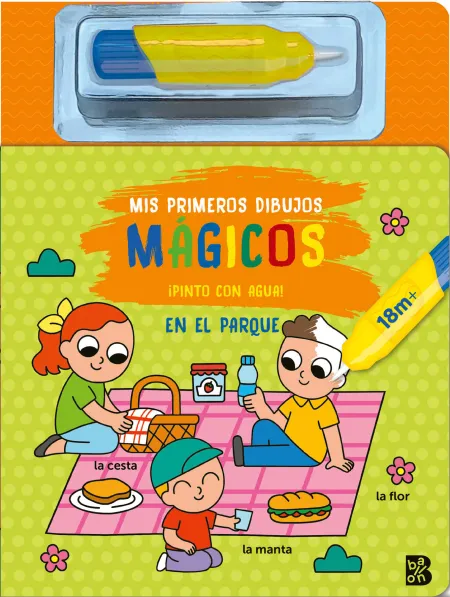 En el Parque. Mis Primeros Dibujos Magicos. Pinto con Agua