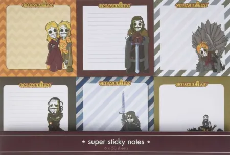 Medieval. Pack Notas Seis Personajes