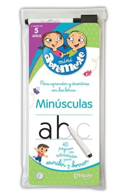 Minúsculas. Abremente para Escribir y Borrar 5Años