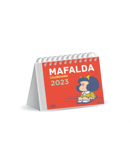 023 Mafalda Calendario Escritorio Rojo 2023