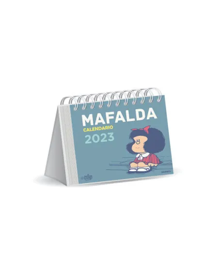 023 Mafalda Calendario Escritorio Azul Claro 2023