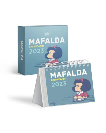 023 Mafalda Calendario Caja Azul 2023