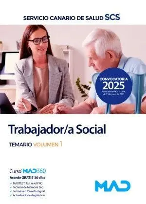 025 T1 Trabajador Social Servicio Canario de Salud