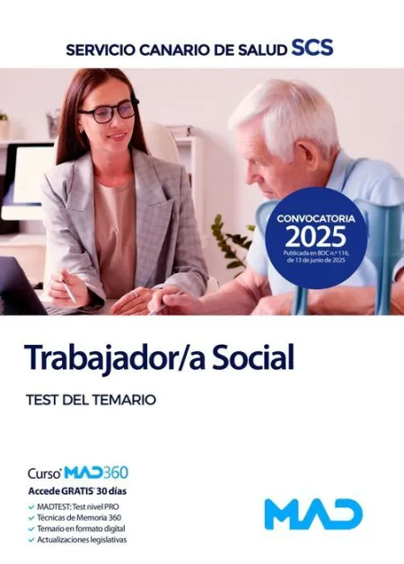 025 Test Trabajador Social Servicio Canario Salud