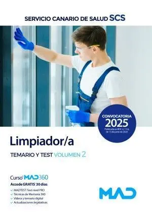 025 T2 Limpiador/A Temario y Test