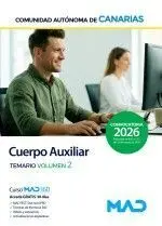 026 T2 Auxiliar Administrativo de la Comunidad Autónoma de Canarias