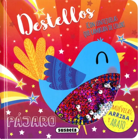 Destellos. Pajaro con Lentejuelas que Cambian de Color