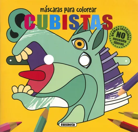 Cubistas-Mascaras para Colorea