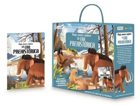La Era Prehistorica +Puzle Oval 200 Piezas +5 Pfiguras+Cronologia