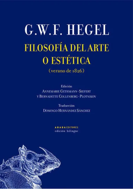 Filosofia del Arte o Estetica