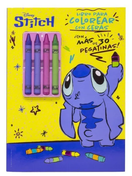Stitch. Libro para Colorear con Ceras