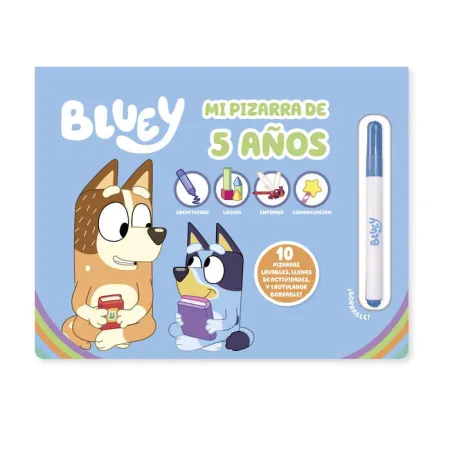 Bluey-Mi Pizarra de 5 Años