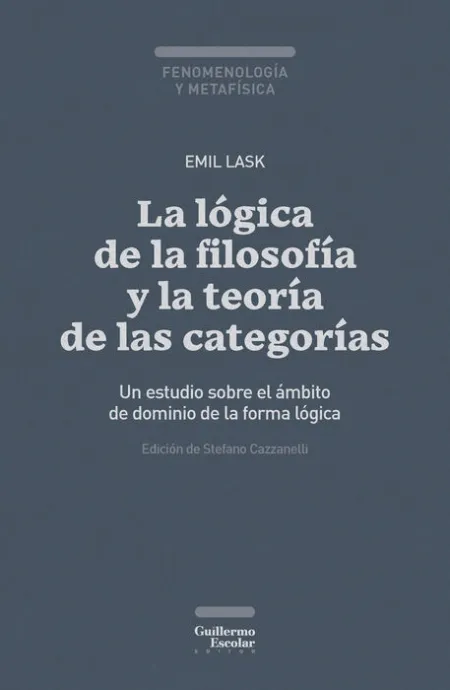 La Logica de la Filosofia y la Teoria de las Categorias
