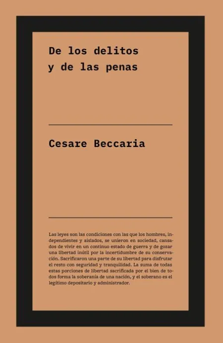 De los Delitos y de las Penas