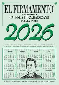 2026 Calendario Zaragozano Pared Firmamento