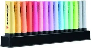 Stabilo Set 15 Colores Pastel+ Deskset