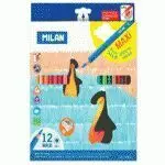 Caja Lapices 12 Colores Maxi Milan