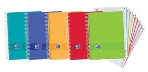 Oxford Bloc A4 160H 5X5 Europeanbook8 A4+ Live Go Pp + 4 Marcadores Fluorescentes