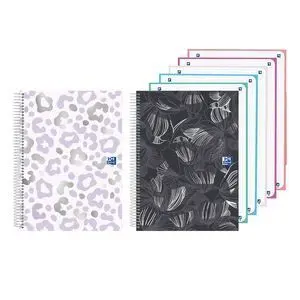 Oxford Bloc Europeanbook A4+ Dream Tech Cuadro 5X5 120H Portada Pizarra T/Dura 90G Modelos Variados