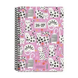Miquelrius Agenda Escolar 2026/27 A/5 Horizontal Plus S/V Cats