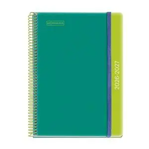 Miquelrius Agenda Escolar 2026/27 S/V Horizontal A5 Duo Green-Lime