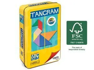 Cayro Juego de Mesa Tangram (Madera Fsc) de Colores