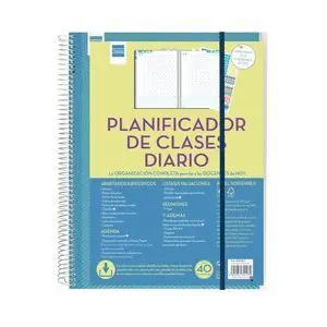 Finocam Planificador de Clases D/P A4 Diario para Docente