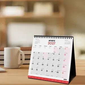 Finocam Calendario Sobremesa 2027 Escribir Pestañas S