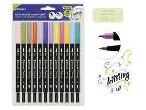 Bismark Rotuladores Doble Punta Lettering
