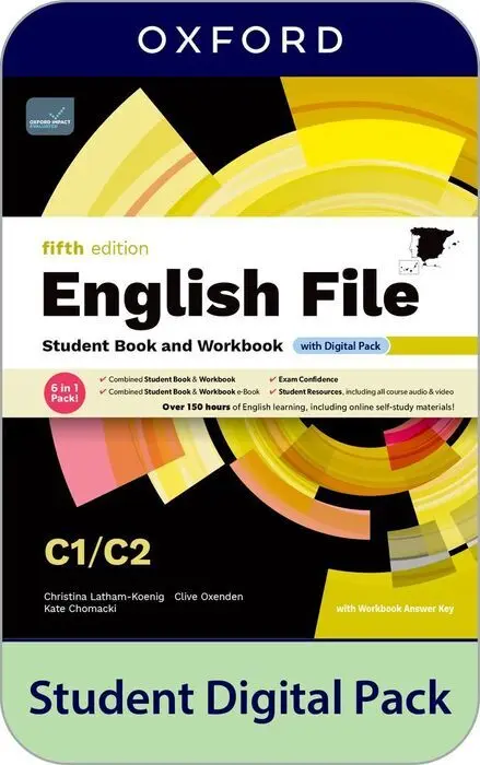 026 English File 5Th Edition C1-C2. Student's Book And Workbook And Digital With Key