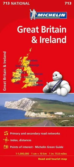 019 Great Britain & Ireland -Mapa N713