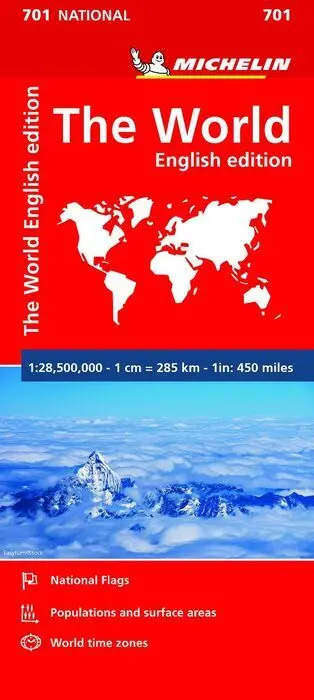 Mapa The World (Mapa Nacional el Mundo Michelin)