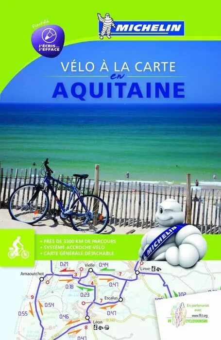 Mapa Velo Aquitaine