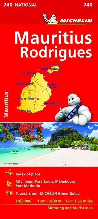 019 Mauritius Rodrigues -Mapa N740 (Islas Mauricio)