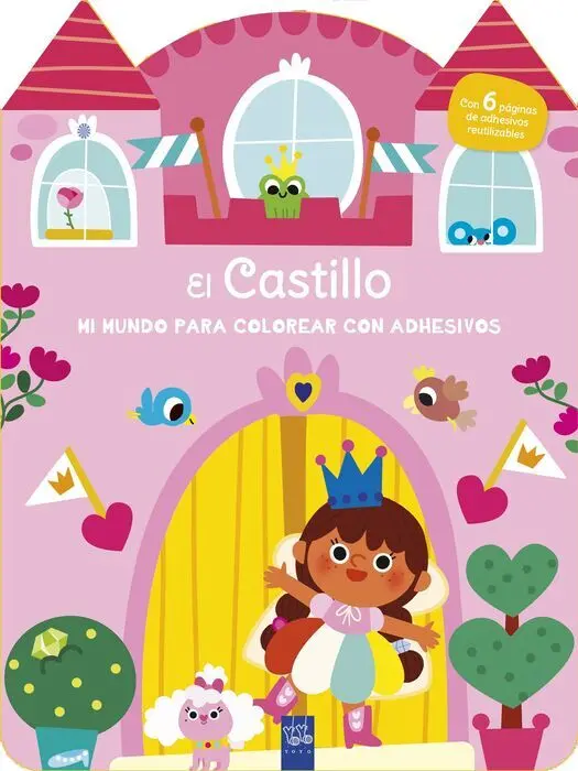 Mi Mundo para Colorear con Adhesivos. El Castillo