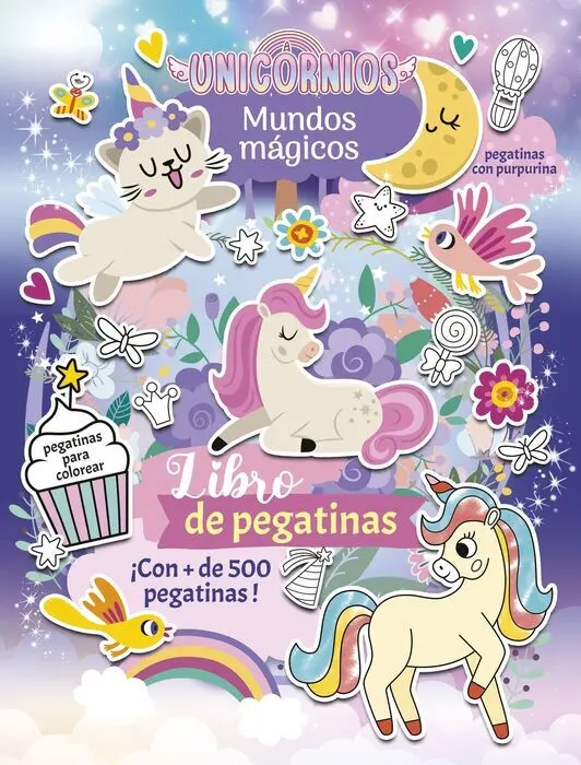 Unicornios. Mundos Mágicos. Libro de Pegatinas