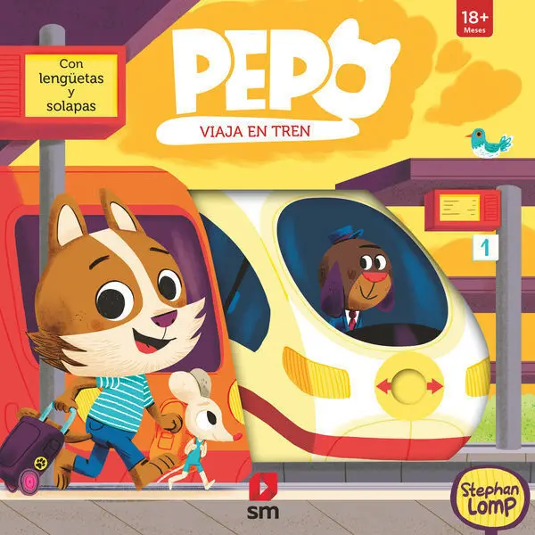 Pepo Viaja en Tren. Con Lenguetas y Solapas