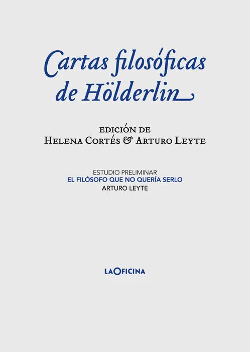 Cartas Filosóficas de Holderlin