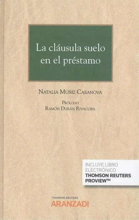 La Cláusula Suelo en el Préstamo (Papel + E-Book)