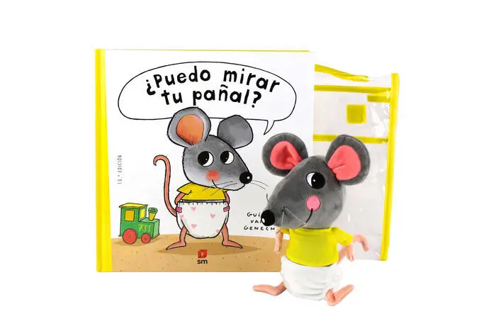 Pack ¿Puedo Mirar tu Pañal? Libro + Muñeco