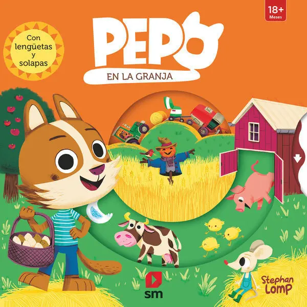 Pepo en la Granja con Lenguetas y Solapas