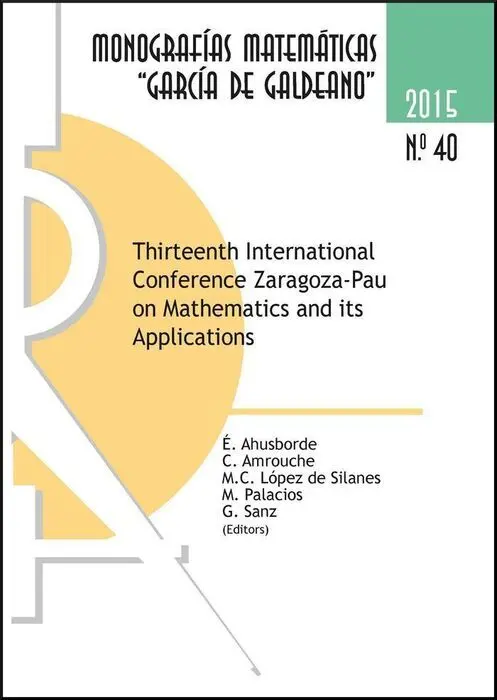 Thirteenth International Conference Zaragoza-Pau On Mathematics And Its Applications
