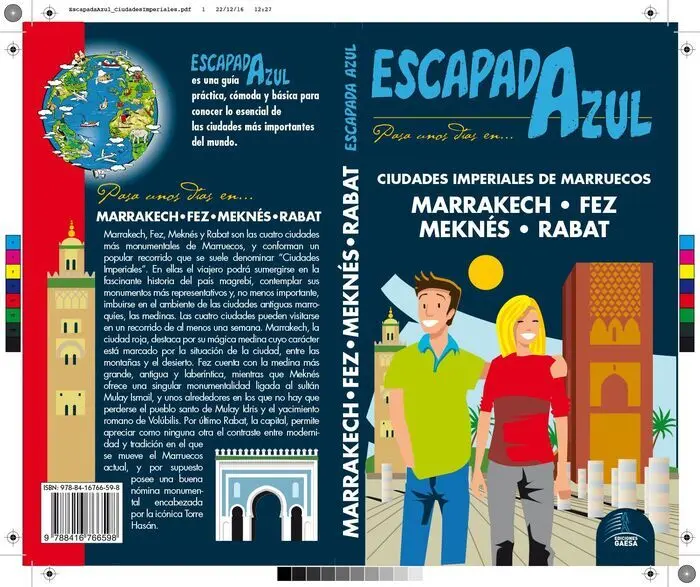 017 Ciudades Imperiales de Marruecos, Marrakech, Fez, Meknes, Rabat -Escapada Azul