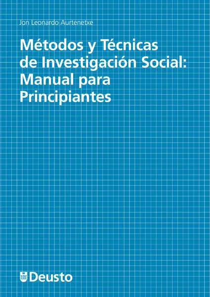 Mã?©Todos y Tã?©Cnicas de Investigaciã?³N Social
